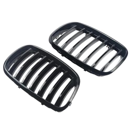 Calandre avant pour BMW X5 X6 E70 E71 noir brillant 2007-2013 - 4