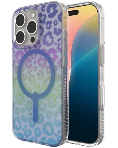 Coque iPhone 16 Pro MagSafe ZAGG Milan au design iridescent