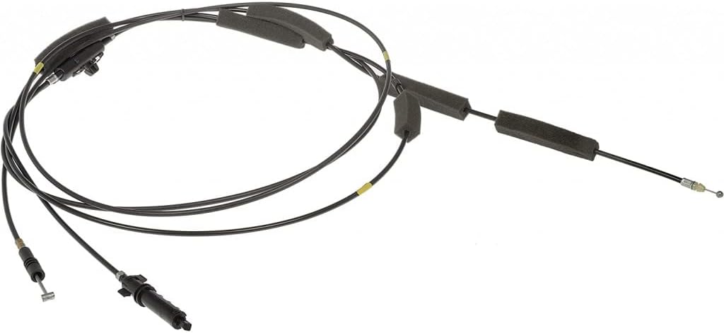 KarParts360 For Honda Civic 2012 2013 2014 2015 Fuel And Trunk Release Cable | Steel Cable | 1.47 Millimeters Cable Diameter | Black | Ball End 1 | Cylinder End 2 Type | Replacement For 74880TR0A01