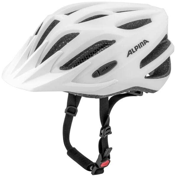 Alpina Sports Tour 2.0 Fahrradhelm aus Polycarbonat in der Farbe Weiß-Matt Gr. 53-58, A9701 1 14 Sport & Freizeit