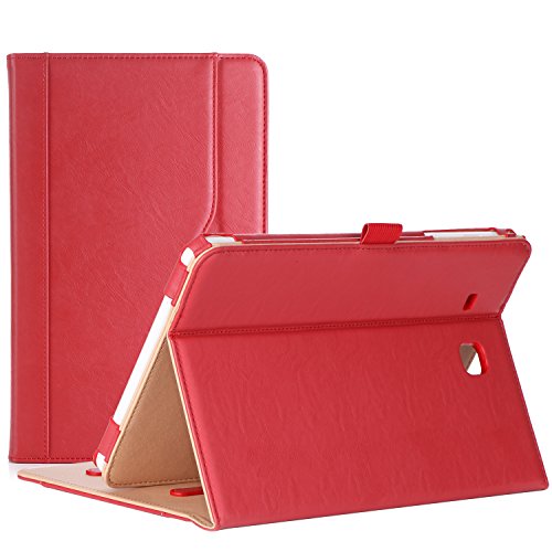 Exclusive Discount 50% Price ProCase Galaxy Tab E 9.6 Case – Vintage Stand Folio Case Cover for Galaxy Tab E 9.6"/ Tab E Nook 9.6-Inch Tablet (SM-T560 / T561 / T565 and SM-T567V Verizon 4G LTE Version) -Red