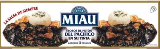 MIAU Calamari in Salsa Americana, Salsa Rosa, Confezione da 3 Lattine da 51g