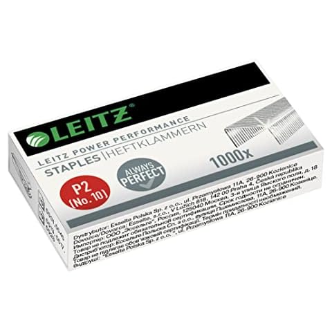Leitz No. 10 Galvanised Staples Pack of 1000 Cover