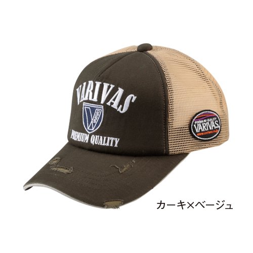Amazon | VARIVAS(バリバス) キャップ コットンハーフメッシュ フリー