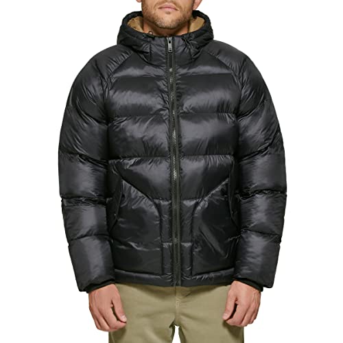 Dockers Men's Recycled Quilted Hooded Puffer Jacket3
