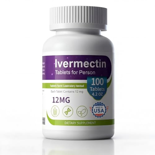 FAQBFJV Ivermectin Tablets for Person 12mg 100 Tablets