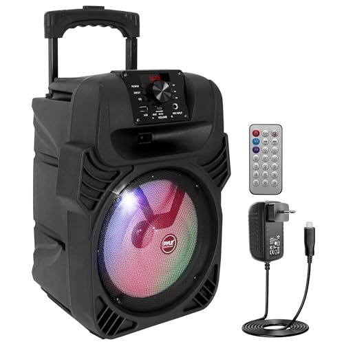 Pyle Sistema de Altavoces, PA, 400W, Bluetooth, portatil, Recargable...