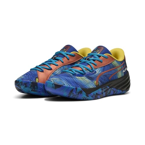 Chiusura con lacci PUMA Scarpe da Basket all-PRO Nitro™ SQD Dylan Exhibit Unisex 45, Vivid Blue Tropical
