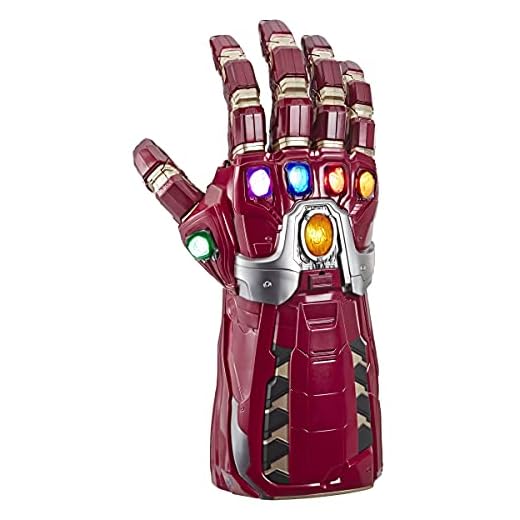 Avengers Marvel Legends Series Endgame Power Gauntlet Articulated Electronic Fist,Brown,18 years and up