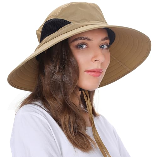 EINSKEY Sombrero unisex para el sol, impermeable, de ala ancha, plegable, para pesca, senderismo, jardinería, safari, playa
