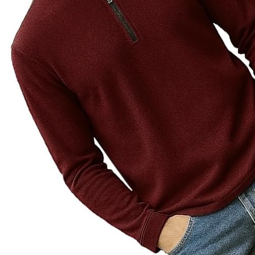 Image of RodZen Men's Cotton Blend Full Sleeve Solid Henley T Shirts