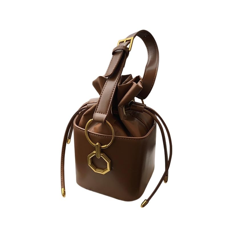 Bolso bombonera retro con cordón y estética vintage en tres colores