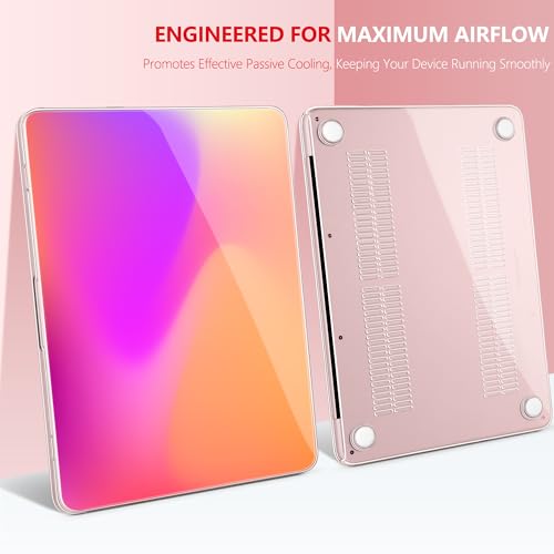 Funda MacBook Neo 13 2026 A3404 abstracta y protector teclado con adaptador USB 7