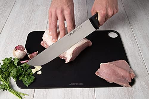 Miniatura 6 de ARCOS Cuchillo Carnicero Acero Inoxidable Nitrum de 12 pulgadas y hoja de 11.811 in. Cuchillo profesional de 13.90 oz. Mango ergonómico POM de