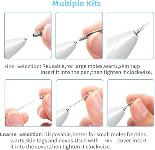 Image of Plasma Pen With 30 Needles, Mole Removal Pen, Plasma Pen Skin Tag & Role Remover Pen with Needle Combo Pack (Plasma Pen with 30 Needle)