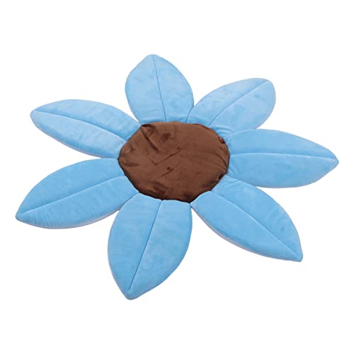 Almofada Girassol Bebê 66 X 2,5 Cm Tapete DobráVel para Banheira RecéM-Nascido Tapete de Apoio de Ca