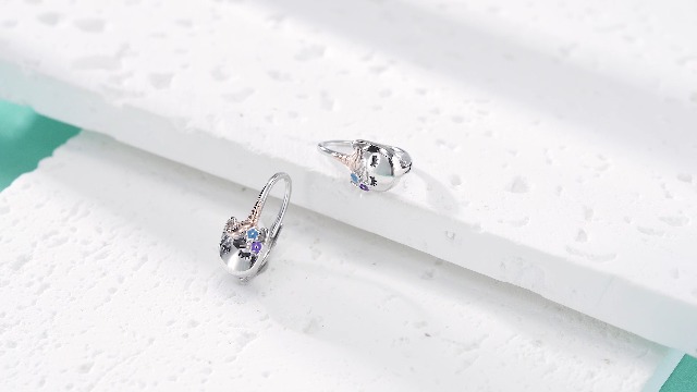 Orecchini Unicorno In Argento 925 Per Bambina - Gioielli Regalo Compleanno O Occasioni Speciali