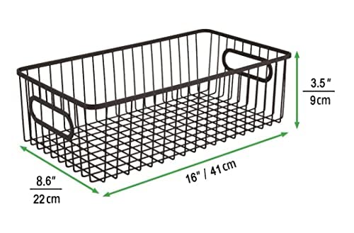 Image of UmI. 16 inch Metal Farmhouse Tiered Shelf Kitchen Pantry Food Storage Under Cabinet Organizer