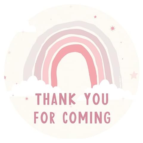 Manta Makes Rainbow Thank You Stickers Cover