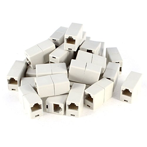 Acoplador RJ45 Cat6 Línea Dual Blanco Set 20 Pzas miniatura 1