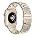 Simpeak Bracelet Compatible pour iWatch 38mm/40mm Métal Fermoir en Acier Inoxydable Remplacement of iWatch Series SE Series 6 Series 5 Series 4/3/2/1,38mm/40mm - Or Champagne