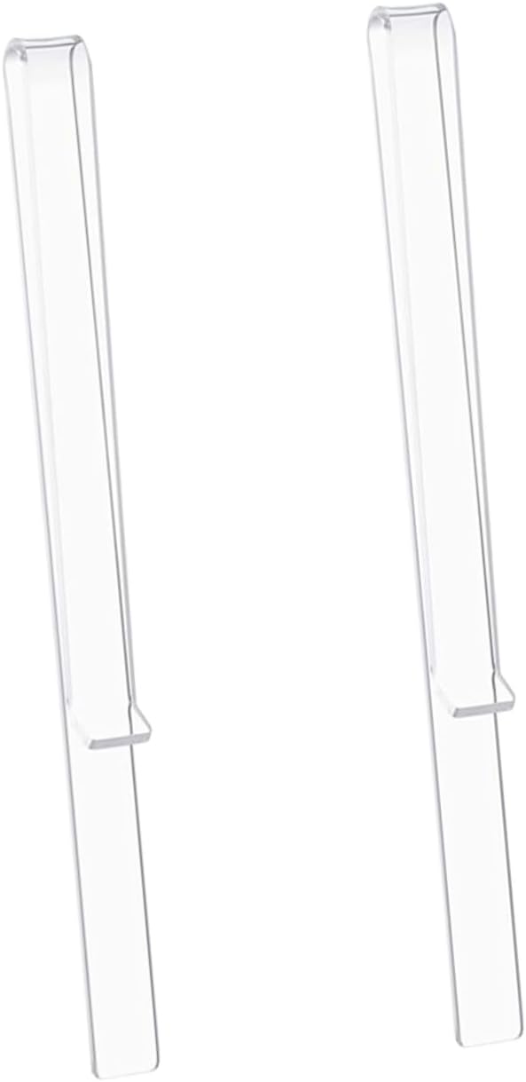 Totority Acrylic Music Stand Clips 1 Pair Sheet Music Page Holders for Wind Protection for Piano and Keyboard