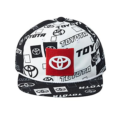 Toyota Rudy Youth Sublimated Cap, Snapback, Black and White Geometric Pattern, (TO150100)