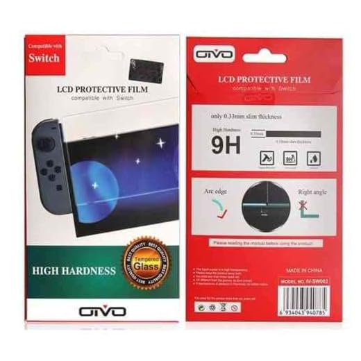 Película 0,3 mm Vidro Temperado Transparente Para Nintendo Switch