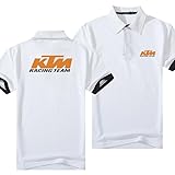 polo ktm factory 100% poliéster, lavable a máquina.