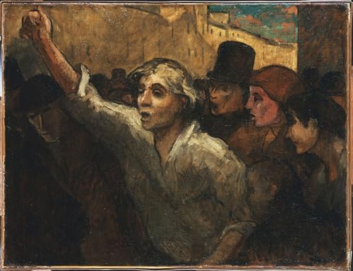 Toile L'Insurrection d'Honoré Daumier pour décoration murale de salon et bureau