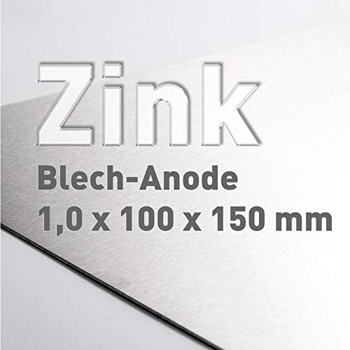 Zink-Blech 1x100x150 Mm – Reines Zink Als Anode Für Galvanik & Elektrolyt