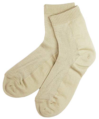 温むすび かかとケア靴下 足うらまるごと美人 (薄地タイプ / 22〜24cm /ベージュ) 夏用 角質ケア (つるつる 保湿/ひび割れ) レディース 靴下 (新潟県自社工場製) 足裏 かかと 212076