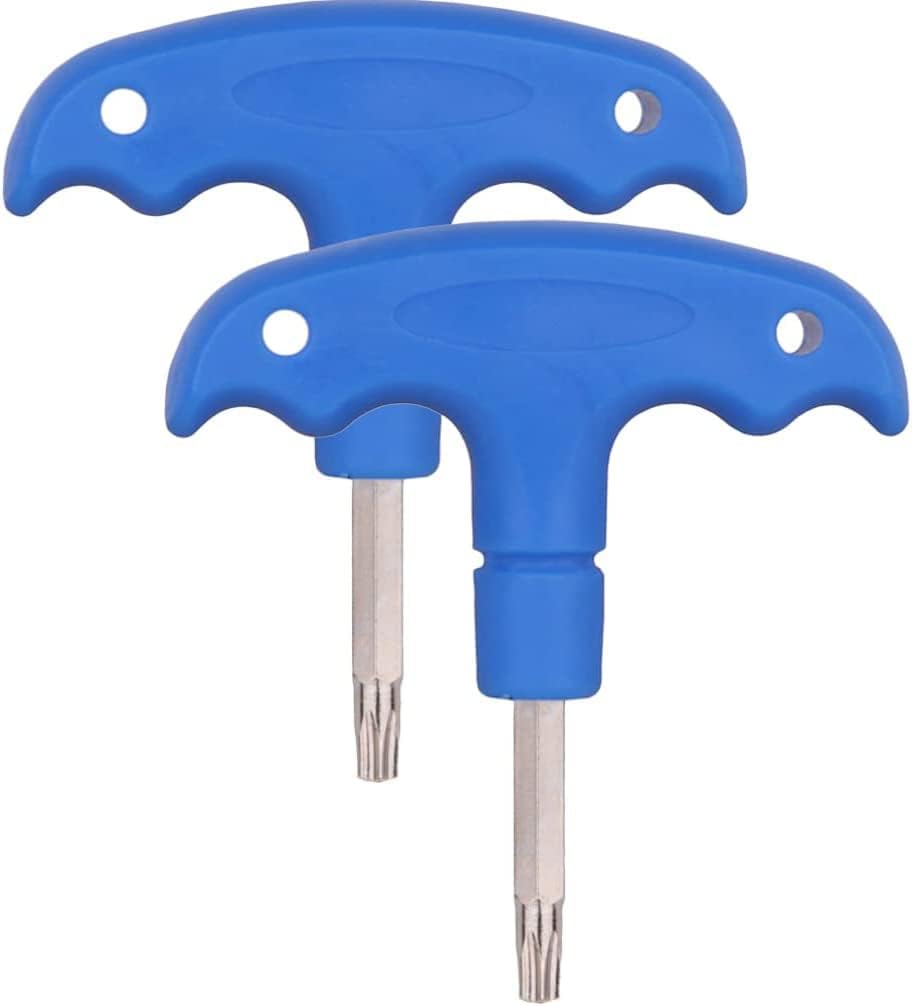 TERRIFI Golf Wrench Tool, T-key Set,T-Handle Spanner Socket Wrench, 2Pcs Wrenches For Golfs T-Type Wrenches T-shaped Designed Screwdrivers Cleat Tool
