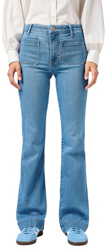 Wrangler Flare Jeans, Velvet Sky, 34 W/34 L Mujeres
