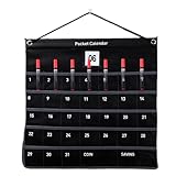 Calendario da appendere a parete con tasche portaoggetti -...