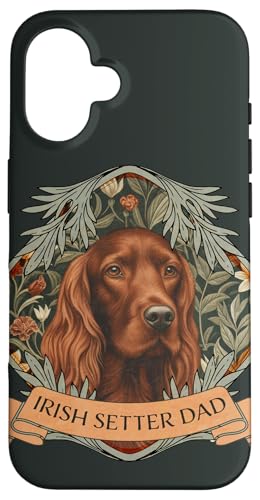 Irish Setter Dad �G���K���g �r���e�[�W�X�^�C�� �X�}�z�P�[�X iPhone 16 �p