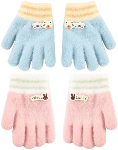 SULIUDAJI 2 Pairs Soft Baby Mittens, Baby Mittens, Anti-Scratch M...