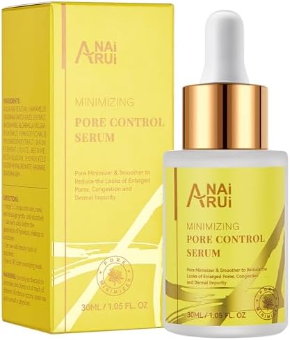 ANAiRUi Pore Refining Serum for Face, Facial Clogged & Enlarged Pores Purifying, Minimizing, Tightening, Shrinking 1 FL.Oz