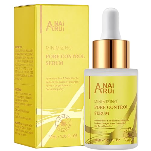 ANAI RUI Pore Minimizer Serum, Pore Minimizer for Face, Pore control,Minimizing, Shrinking, Tightening Pores, Refine Skin Texture 1 fl.oz