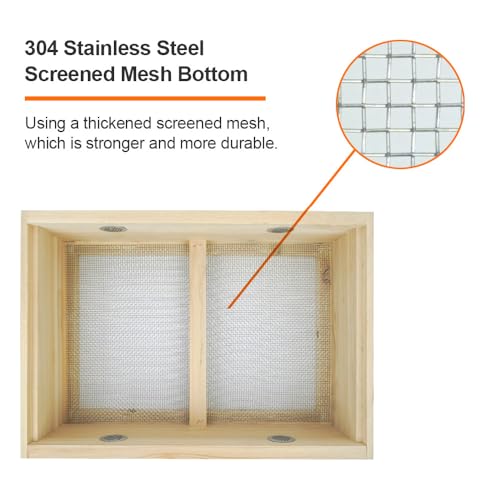 Bee Hive Caixa de colcha de inverno para colmeia de abelhas Langstroth com 8 molduras, caixa de colc