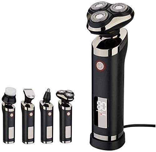 Electric Razor for Men Rotary Electric Shaver Digital Display Rechargeable Brand Gerrit