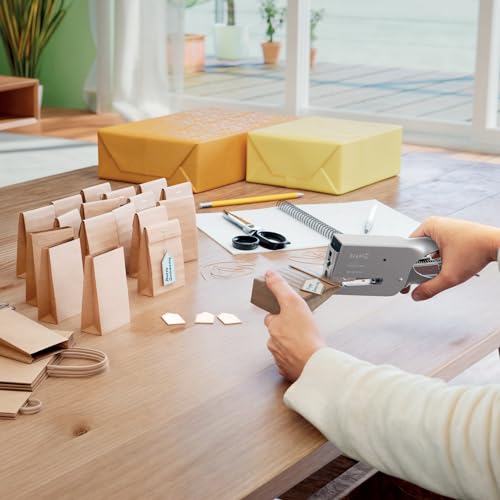 Rapid Classic K1+ Platin-Heftzange für Heftklammern Nr. 24 (24/6 und 24/8+), einstellbarer Amboss und Rücklademechanismus, ClimatePartner-zertifiziert – Büro, DIY, Einzelhandel, Silber, 5000250