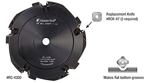 Amana Tool - 7-1/4 x 5T Acm 90 Insert Blade (RC-4300), Industrial Grade