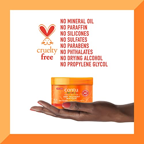 Cantu Deep Treatment Masque With Shea Butter For Natural Hair, 12 Oz (Packaging May Vary) #TOP6