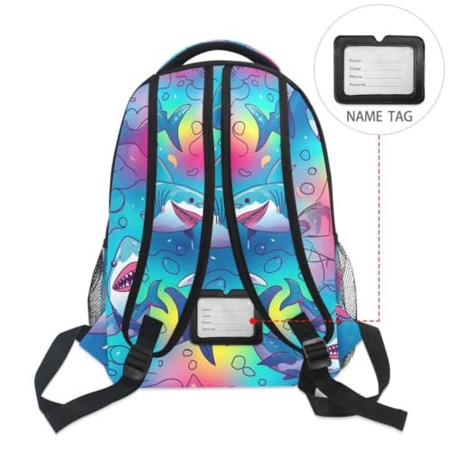 Sac pour scolaire requin robuste contre les affaires perdues - 6