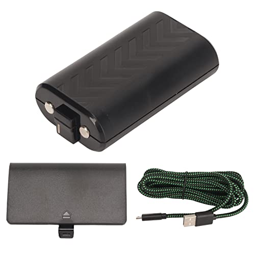 Controller Battery Pack for ONE S X, 1200mAh Game Controller Rechargeable Battery Pack with Micro USB Cable and Charging Indicator