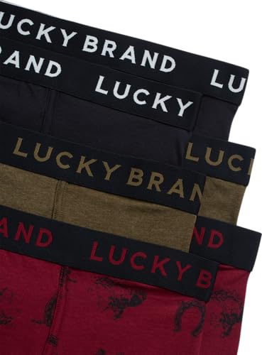 Lucky Brand Men's Boxer Briefs - 6 Pack Soft Stretch Casual Men's Underwear with Functional Fly Pouch Boxers (S-2XL)3