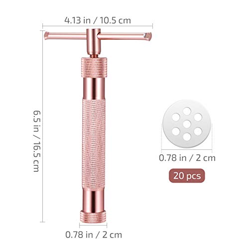 DOITOOL Aço Inoxidável Extrusora Extrusora de Barro Lama Com 20 Pcs Único Disco Pasta de Açúcar Fond