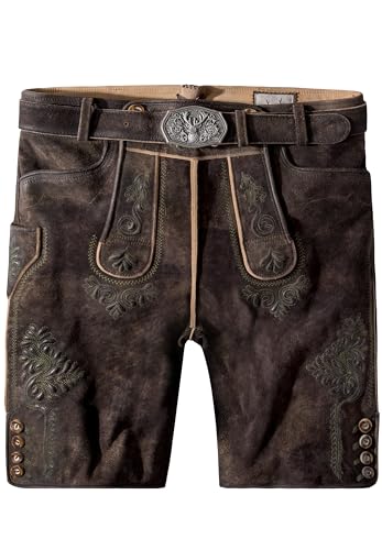 Pantalon traditionnel en cuir homme Stockerpoint Bertl idéal pour la fête de la bière et vos soirées
