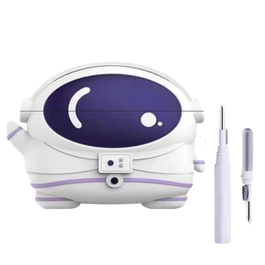 Image of YODI Case Cover for Airpods Pro|Pro 2|Airpods Pro 3|Airpods 4 Pouch, Silicone Cases with Cleaner Kit 360 Drop Protection,Shock-Resistant ((Astronaut, Airpods Pro /Pro 2)